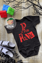 Load image into Gallery viewer, P is for Punk - Baby Onesie AllDayShirts
