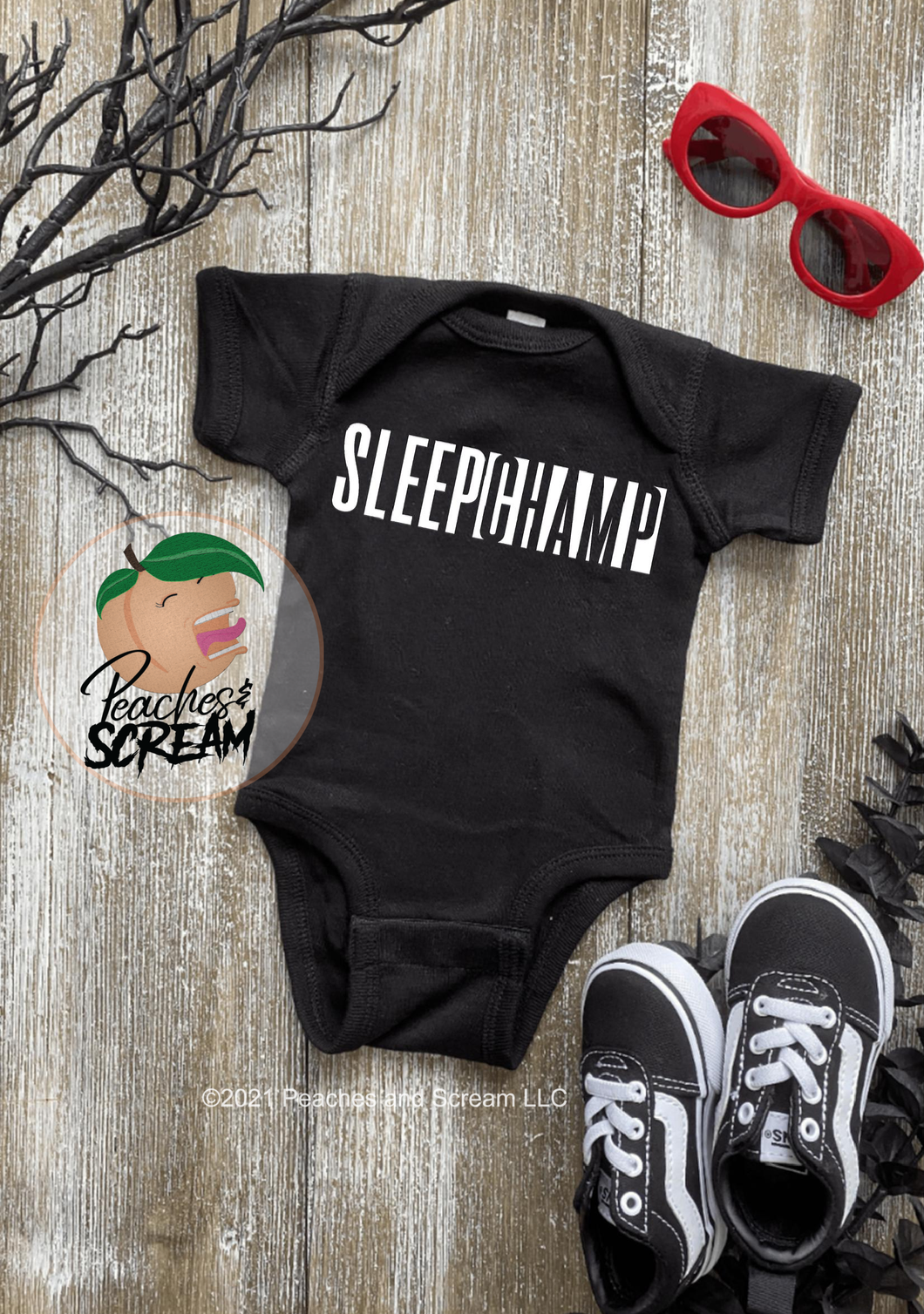 Sleep Champ - Baby Onesie AllDayShirts