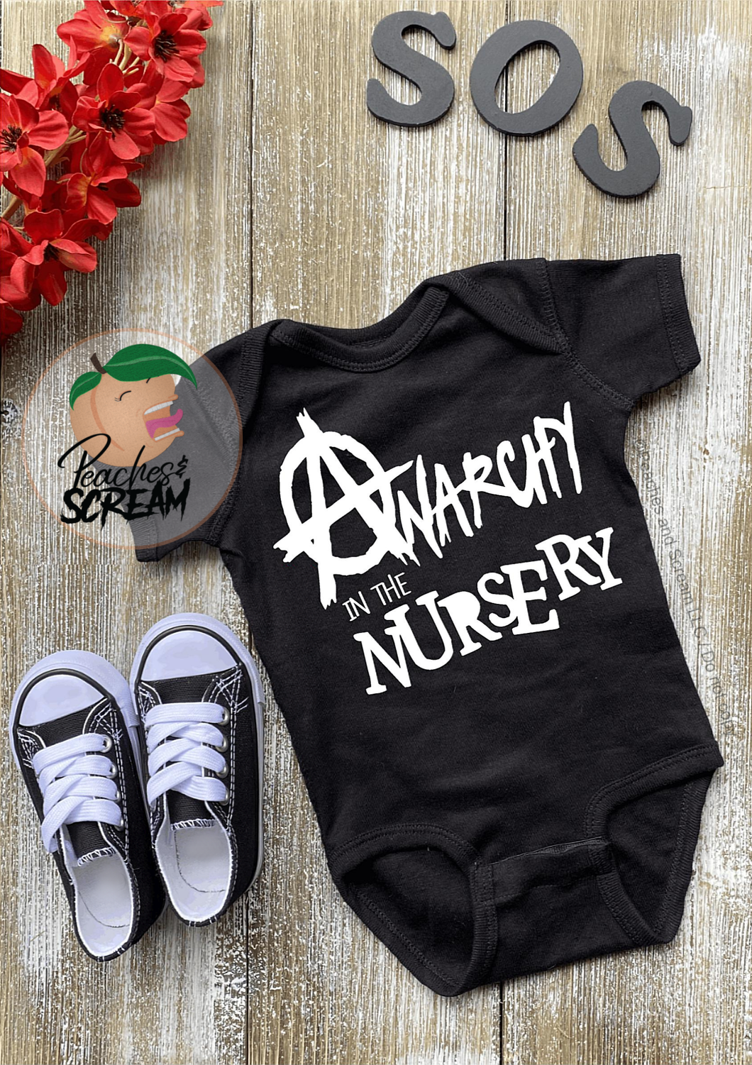 Anarchy in the Nursery - Baby Onesie AllDayShirts