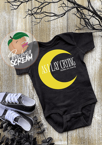 As I Lay Crying - Baby Onesie AllDayShirts