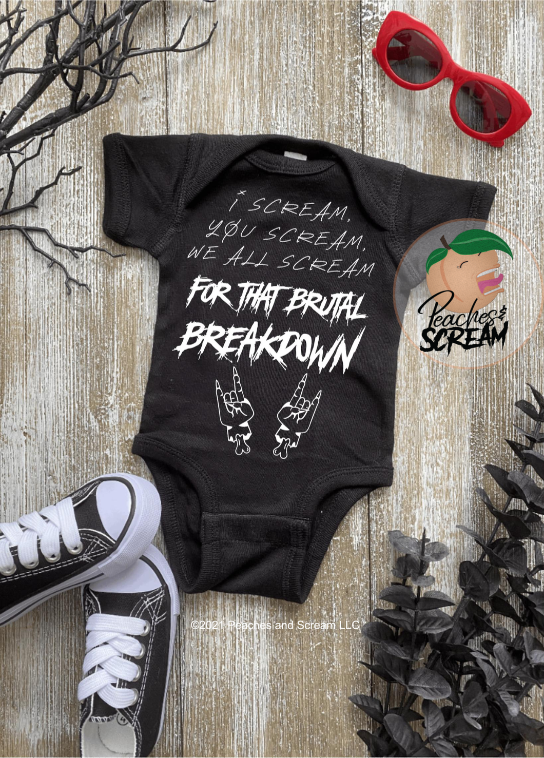 Not Ice Cream - Baby Onesie AllDayShirts