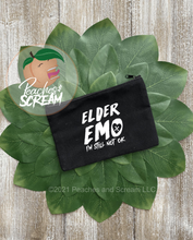 Load image into Gallery viewer, Elder Emo Canvas Zip Pouch Peaches and Scream LLC
